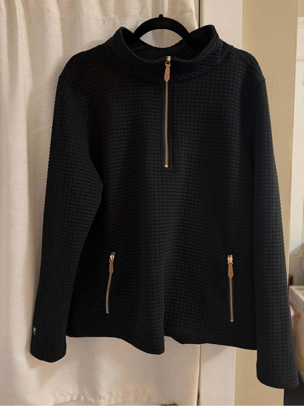 Dudley Stephens waffle Smith point pullover